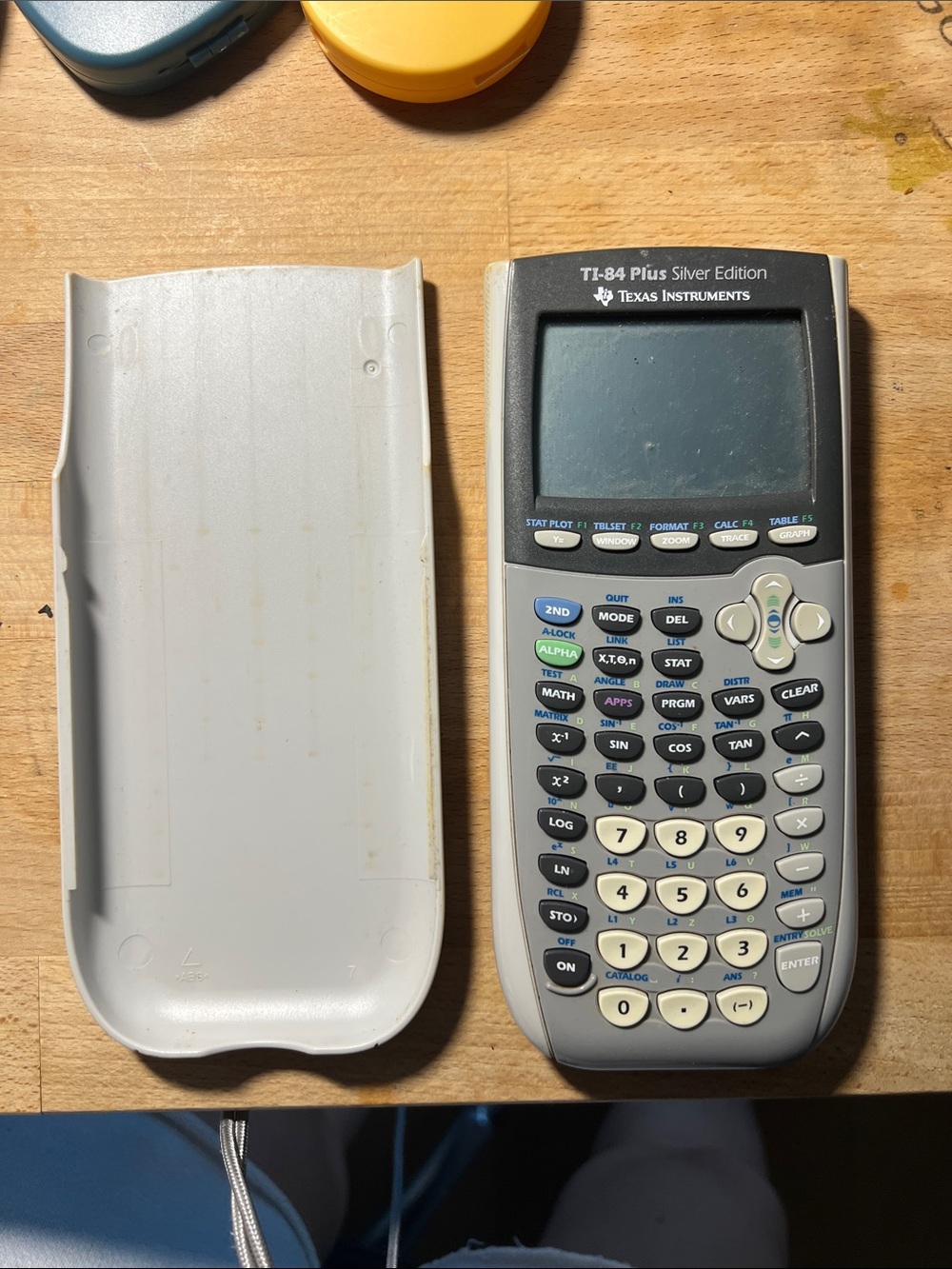 Texas Instruments TI-84 Plus Silver Edition Graphing Calculator - Silver/White